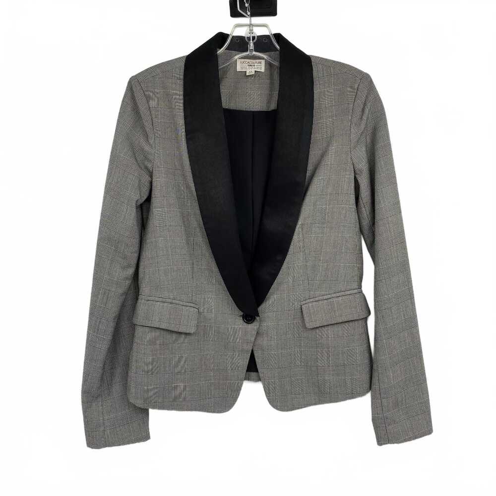 Wildfang x Lucca Couture Black Plaid Blazer | Women’s XS Regular